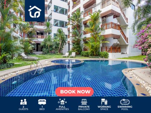 1BR Apartment with Pool, Serene Setting &amp; Balcony C131
