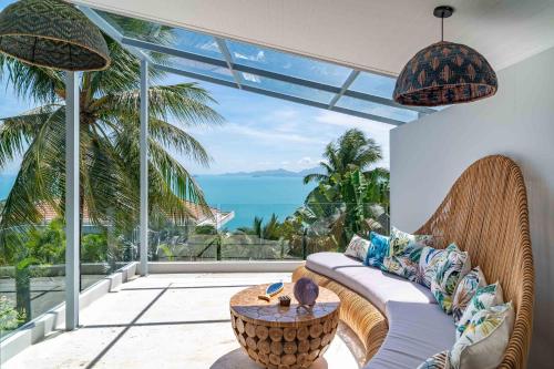 2br Tropical Villa Elisa Sea View, Pool &amp; Garden