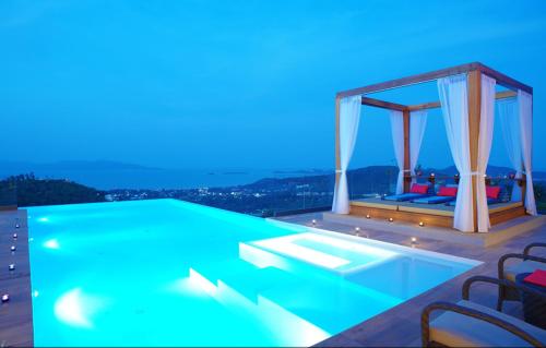 9 Bedroom Sea Blue View Villa - 5 Star with Staff SDV080A-By Samui Dream Villas