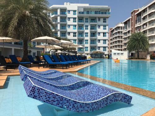 GrandBlue Condominium Mae Phim TOP FLOOR WITH SEA VIEW 706