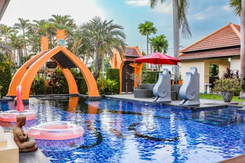 Hidden Think Pool Villa 4BR 6Beds 15Mins to Walk Street 芭堤雅隱禪泳池別墅