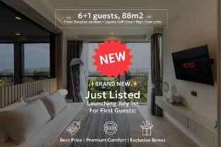 Laguna Golf View Apt, High-Floor, 88m2, 6+1 guests
