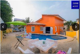 Orange Theme Villa for 15 Person |Center of Huahin