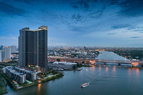 River view, 9-minute walk to Phra Nang Klao MRT, Ideal for a quiet and relaxing stay, Fully equipped