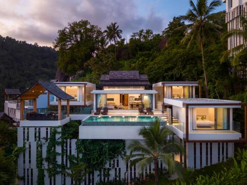 Samui Relax Airfreshing Privacy Modern Luxury Seaview Natural Rainforest Infinity Pool Villa With 3