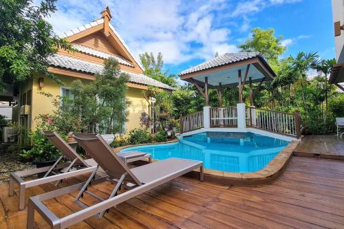 Thai Modern Villa with Salt Pool &amp; Greenery Garden