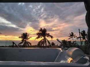 Villa balcony on the sea