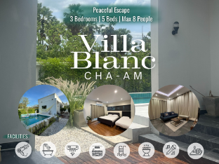 Villa Blanc Cha-Am Pool Villa Accommodation