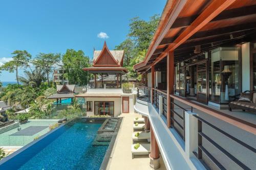 Villa Gecko with sea view pool, walk to Beach &amp; Restaurants